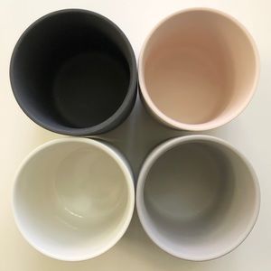Small Ceramic Pots Set of 4